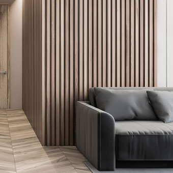 akusticky lamelovy panel