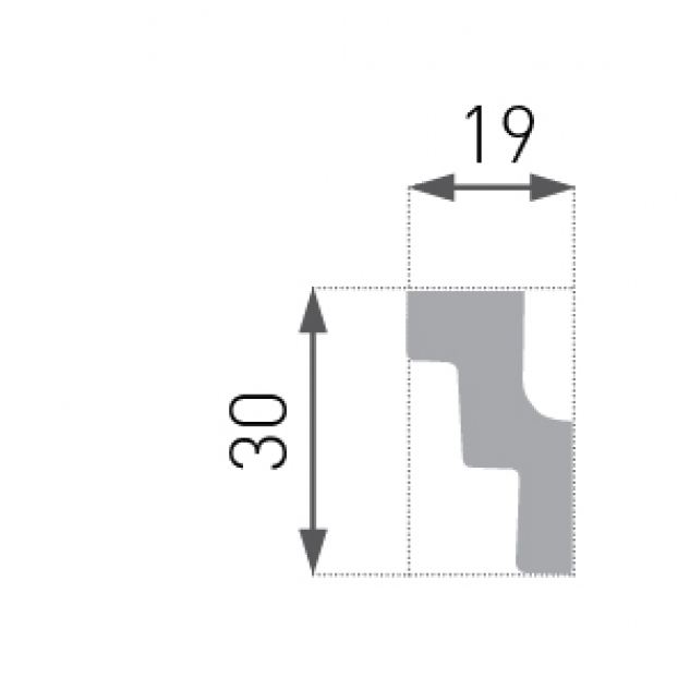 Polystyrénové lišty E17