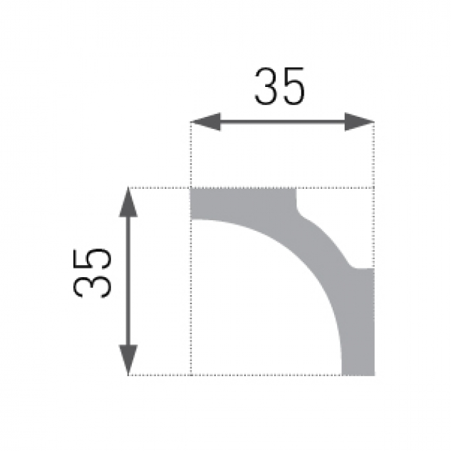 Polystyrénové lišty E11